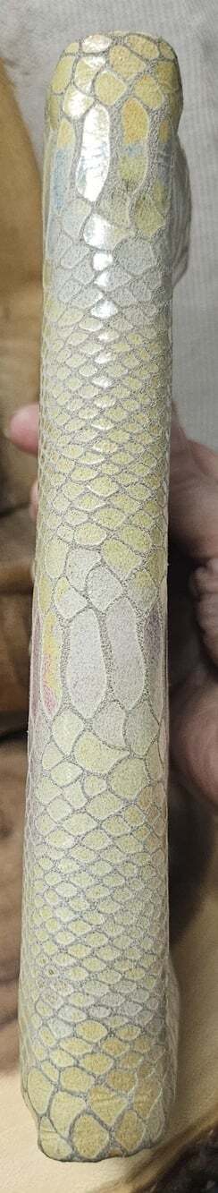 Hobo International Lauren Snake Print Pastel Rainbow Wallet Leather Clutch - Picture 3 of 11